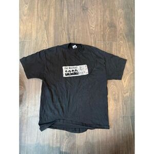 Vintage The Beatles black T-shirt, size extra large